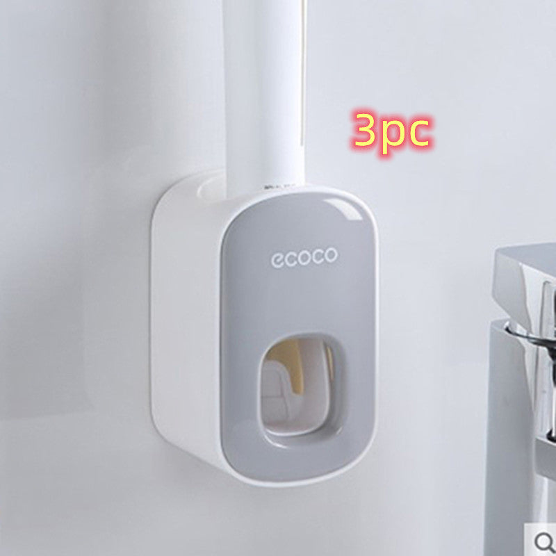 Prático Elegance: Suporte Automático de Pasta de Dentes Montado na Parede - O Retalho