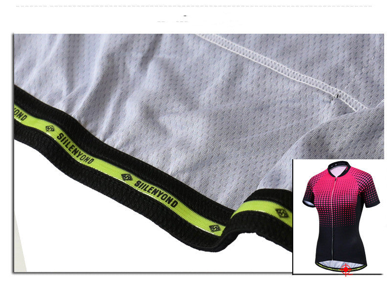 Conjunto de Roupa para Ciclismo com Manga Curta - Estilo Casual para Mulheres Ciclistas - O Retalho