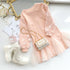 vestido suéter elegante infantil - O Retalho