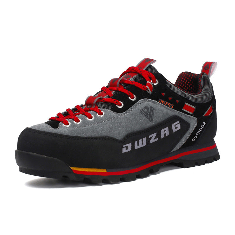 Sapatos masculinos adequados para caminhada respirável com cordões - O Retalho