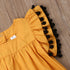 vestido infantil sem mangas para meninas - O Retalho