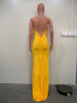 Vestido Fashion Sem Costas em Cor Sólida. - O Retalho