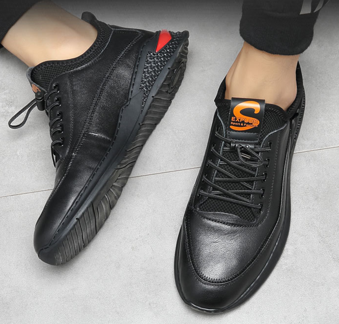 🌟Sapato de couro masculinos adequados para outono e inverno - O Retalho