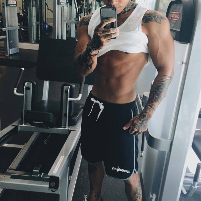 Shorts para Academia Fitness em Malha de Secagem Rápida - O Retalho