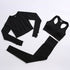 Conjunto de Roupas de Yoga Fitness - Elegância Sem Costuras para Mulheres Ativas - O Retalho
