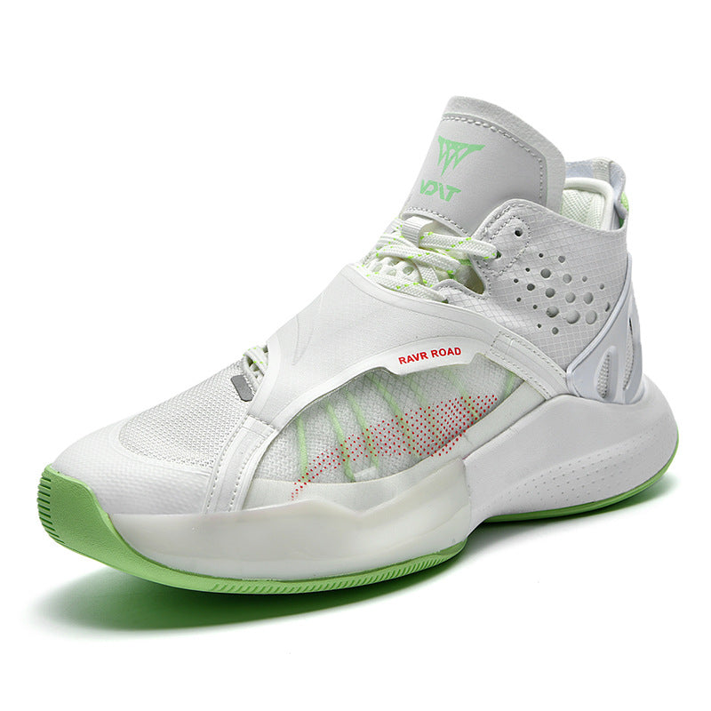 Tênis de basquete com sola grossa de velcro de alta qualidade para outono e inverno para homens - O Retalho