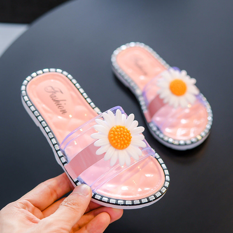 Sandálias macias antiderrapantes fofas para meninas de verão - O Retalho