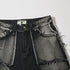Calça Jeans Masculina Punk com Costuras Desfiadas - Tendência Urbana - O Retalho