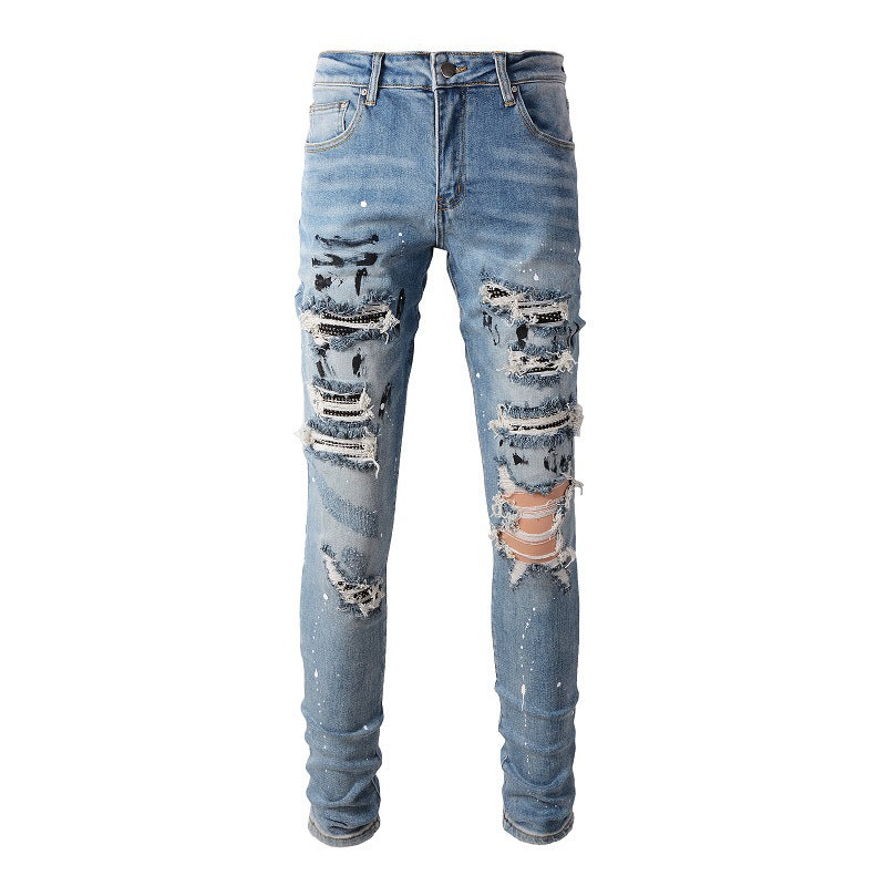 Calça Jeans com Detalhes Únicos - O Retalho