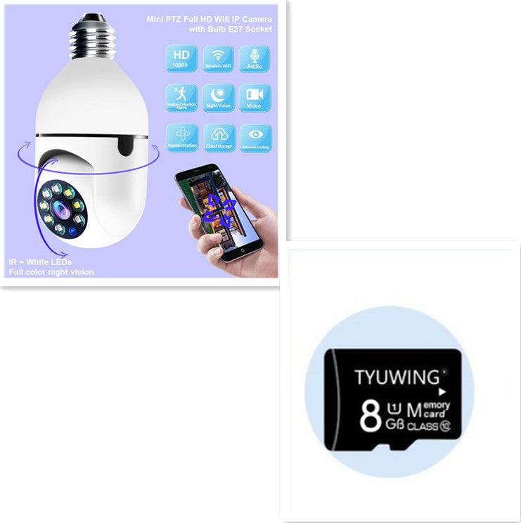CÂMERA WiFi 1080P Lâmpada 4X Zoom Câmera E27 Home 5GWiFi Monitor de alarme - O Retalho