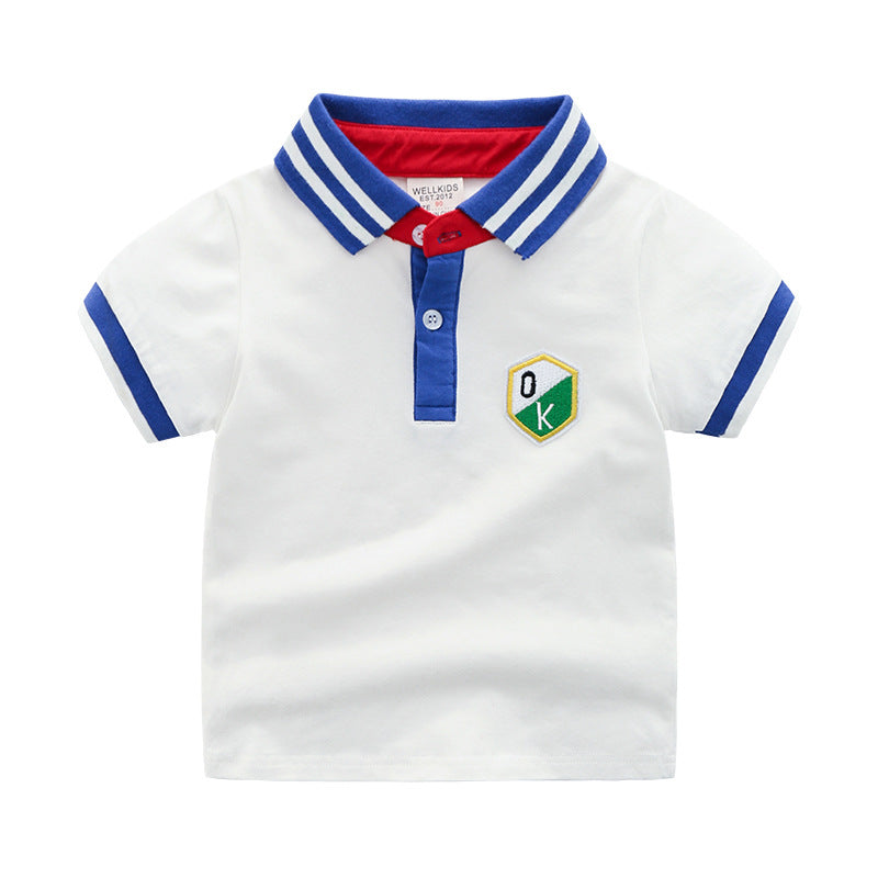 Camiseta Infantil Polo de Manga Curta - O Retalho