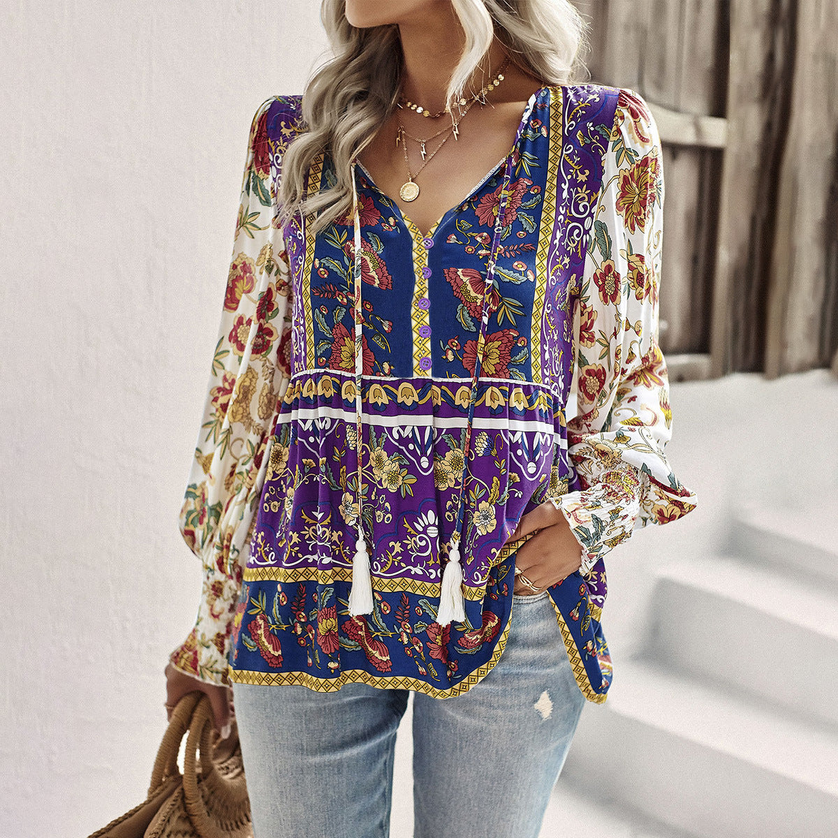 Blusa de manga comprida - O Retalho