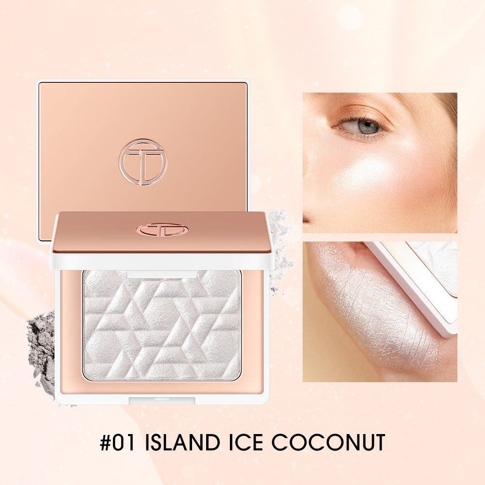 Star Shattered Glitter Highlighter Face Makeup Blush - O Retalho