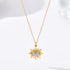 Colar SUNFLOWER Dourado Para Mulheres - O Retalho
