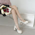 Sapatos de Salto Alto elegantes para meninas - O Retalho
