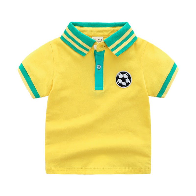Camiseta Infantil Polo de Manga Curta - O Retalho