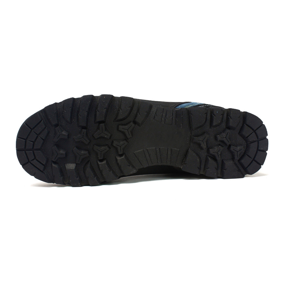 Sapatos masculinos adequados para caminhada respirável com cordões - O Retalho