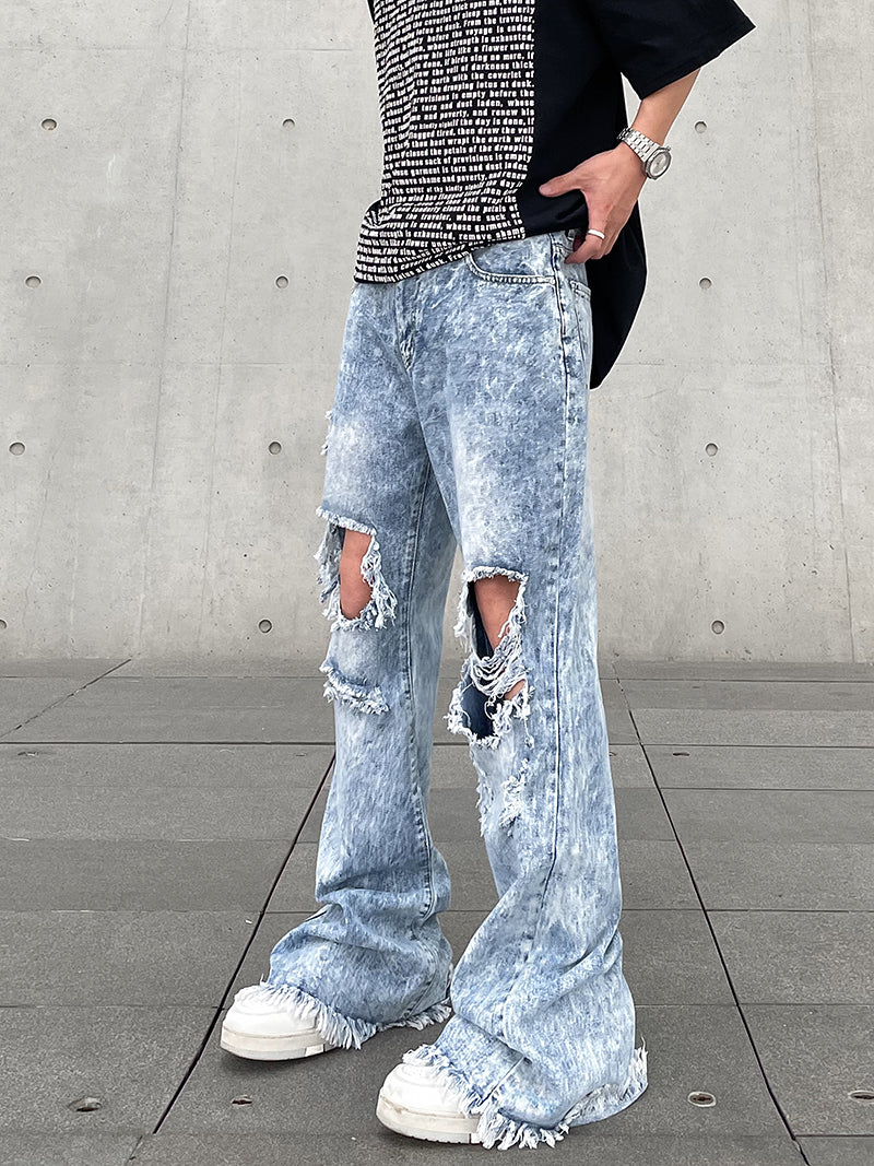 Jeans Azul rasgados - O Retalho