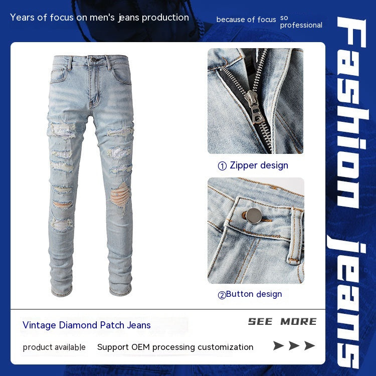 calças slim fit - O Retalho