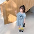 Loose Casual Short Sleeve Top Kids Long T-Shirt - O Retalho