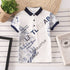 Camiseta infantil para meninos de mangas curtas - O Retalho