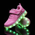 Sapatos Infantis com LED USB Recarregável e Velcro - O Retalho