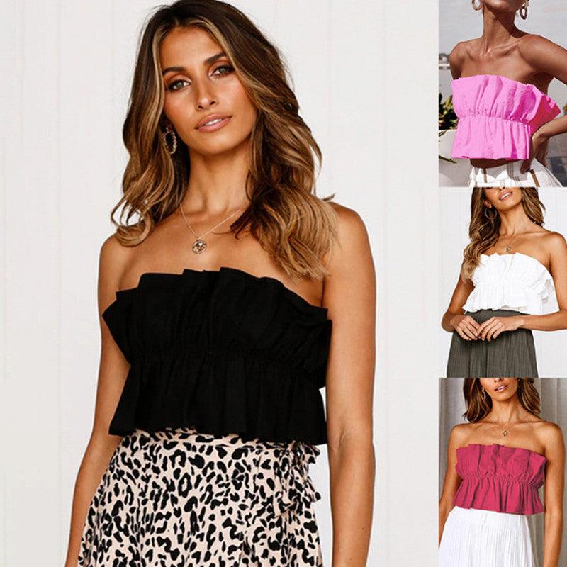Top Peplum sem mangas - O Retalho