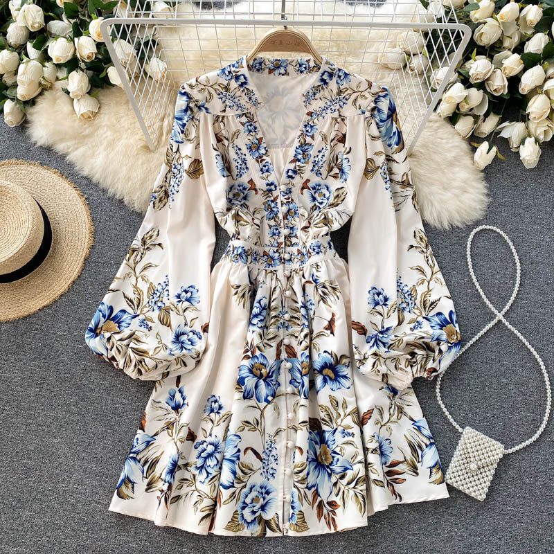 Vestido Estilo Estampado de Verão - O Retalho