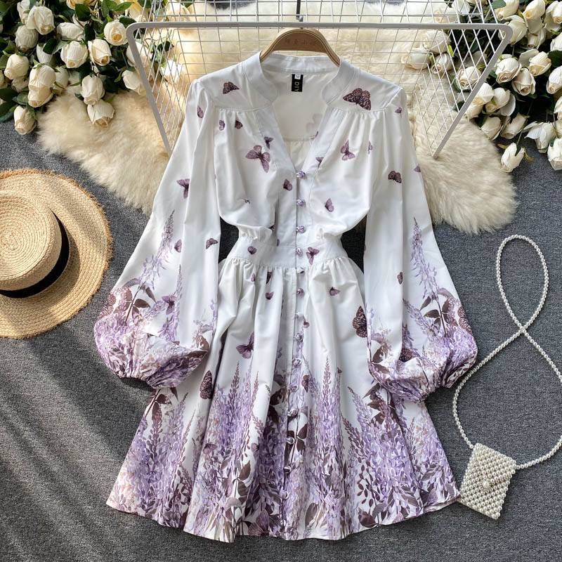 Vestido Estilo Estampado de Verão - O Retalho