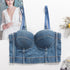Top de ganga jeans - O Retalho