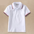 🕊️Camisa branca para meninos com detalhes na gola - O Retalho
