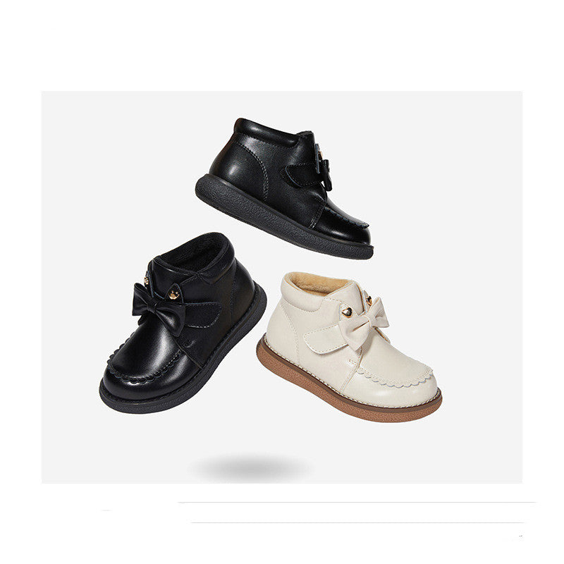 Botas de couro para meninas - O Retalho
