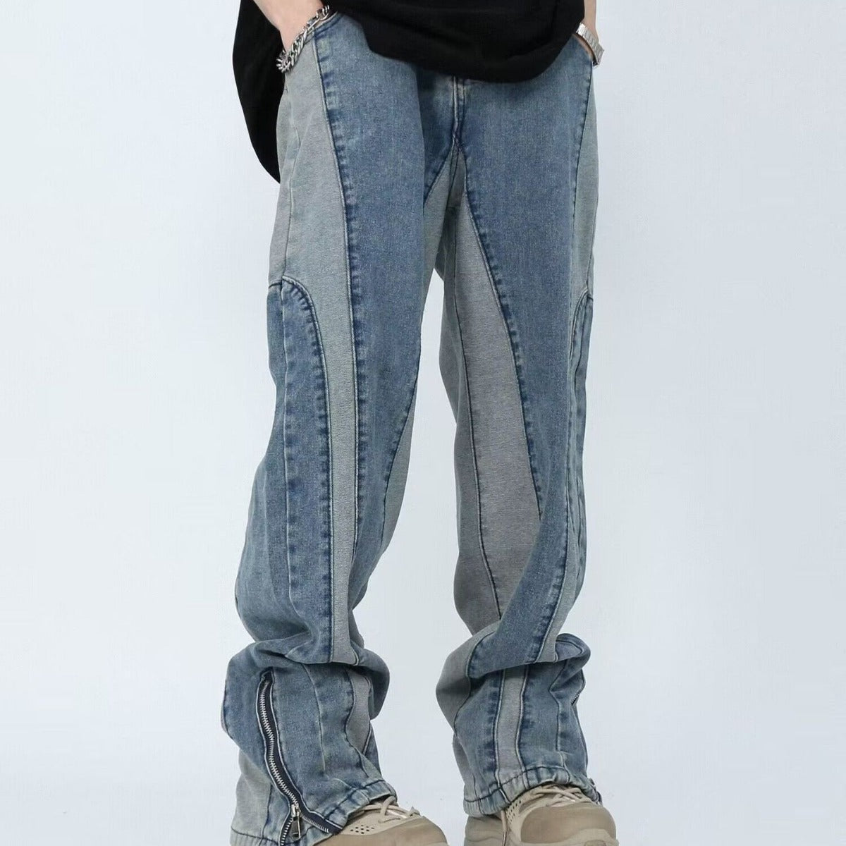 Calça Jeans Street Personalizada com Graffiti - O Retalho