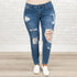 Women's Summer Plus Size Worn Fashion Jeans Women - O Retalho