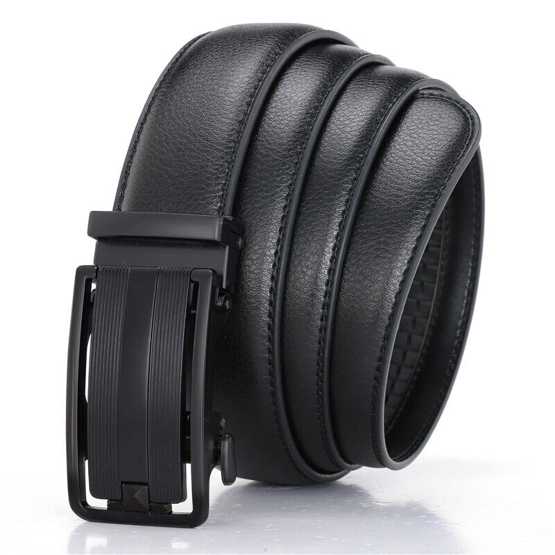Men's Ratchet Belt Leather Mens Belt With Slide Buckle Ratchet Belts For Men USA - O Retalho