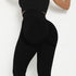 Calças femininas fitness de ioga sem costura leggings - O Retalho