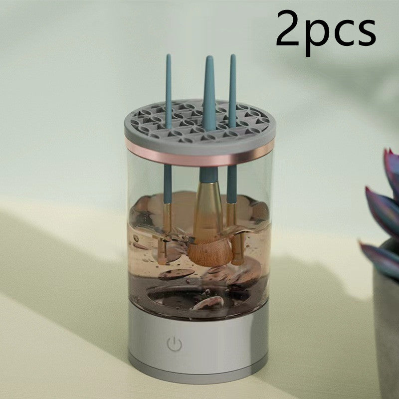 Máquina de limpeza de pincéis para sombras, eléctrica portátil com carregamento USB