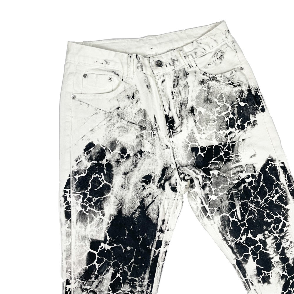 Calça Jeans elegante tom de branco - O Retalho