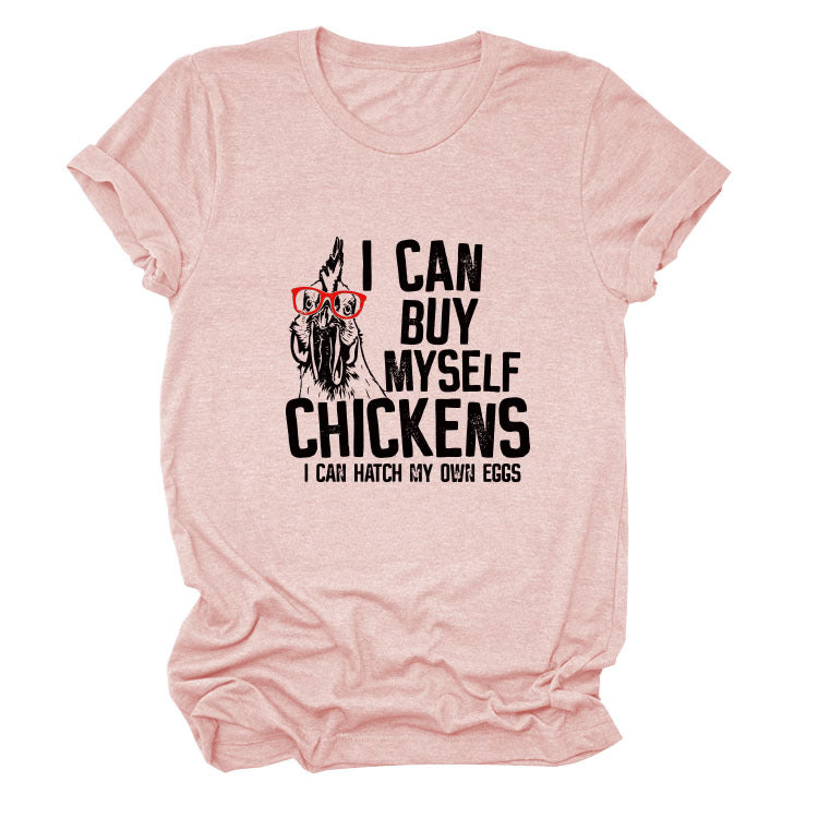 Printed Loose Short-sleeved T-shirt - O Retalho