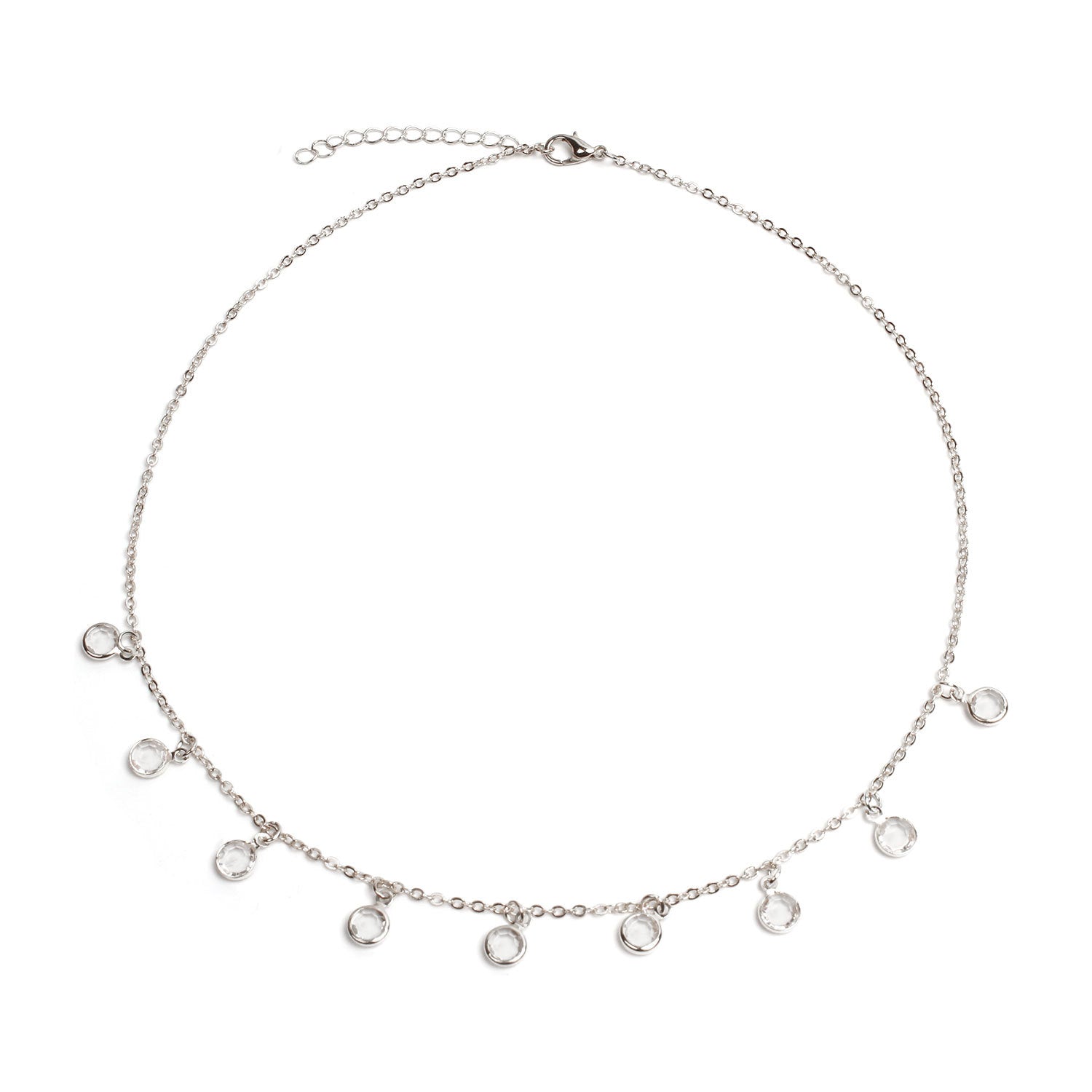 Colar de Diamante Simples para Mulheres - O Retalho