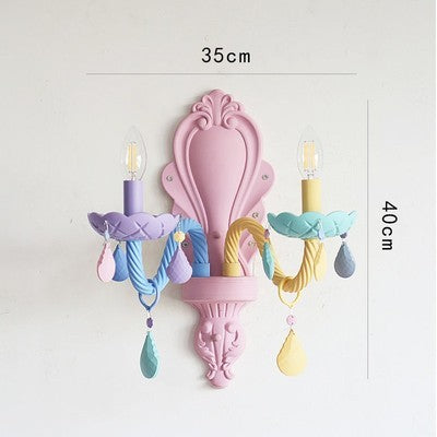 Luminárias de Quarto Macaron Crystal - O Retalho