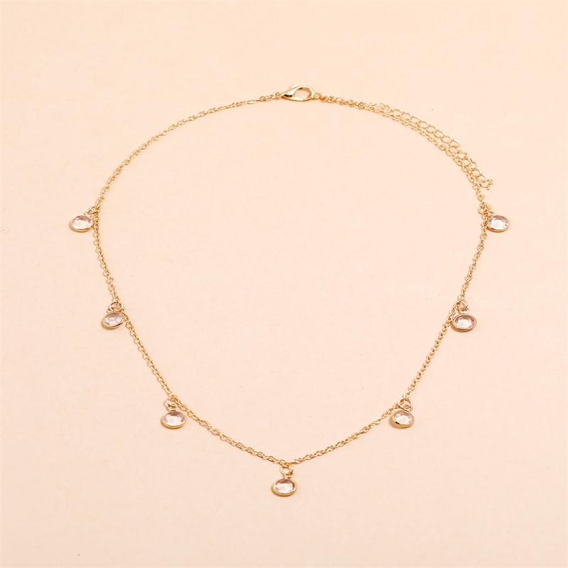 Colar de Diamante Simples para Mulheres - O Retalho