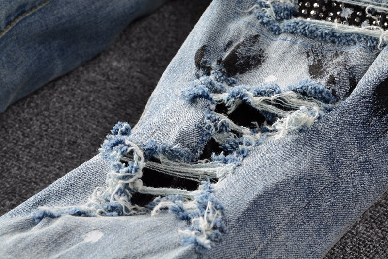 Calça Jeans com Detalhes Únicos - O Retalho