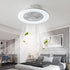 Luminária de Teto com Ventilador e Controle Inteligente para Quarto - O Retalho