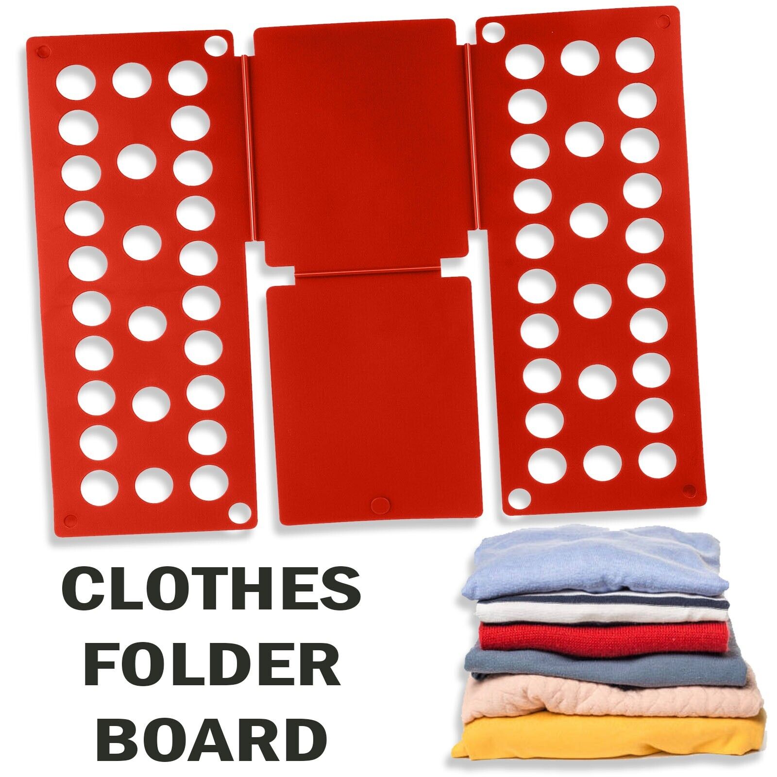 Clothes Folder Kids Folding Board Laundry Organizer T-Shirt Fast Fold Children - O Retalho
