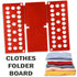 Clothes Folder Kids Folding Board Laundry Organizer T-Shirt Fast Fold Children - O Retalho