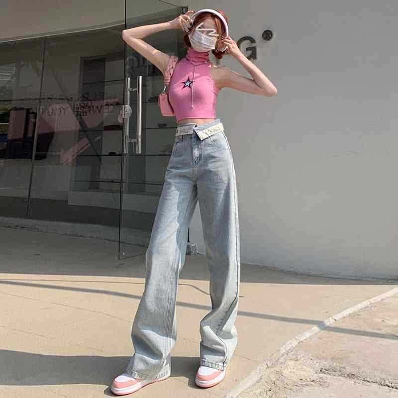 Jeans largo para mulheres - O Retalho