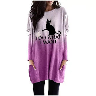 Ladies New Long Sleeve Dress - O Retalho