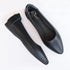 Sapatos de Trabalho de Couro Feminino Preto - O Retalho