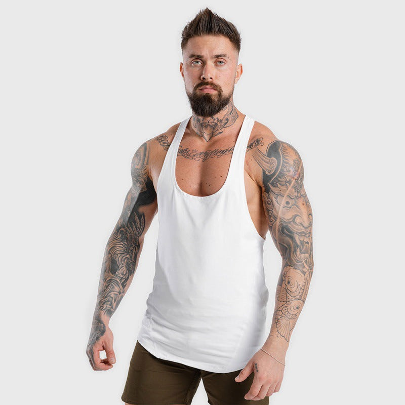 Roupas de academia com regatas e halteres - O Retalho